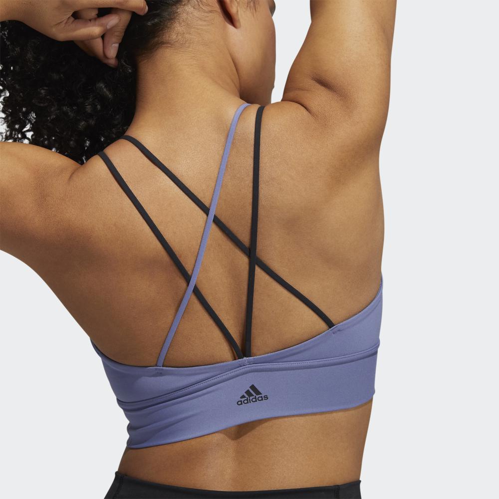 Áo Ngực Thể Thao adidas TRAINING Nữ Áo Bra Tập Luyện Light Support All Me Màu tím GR8210