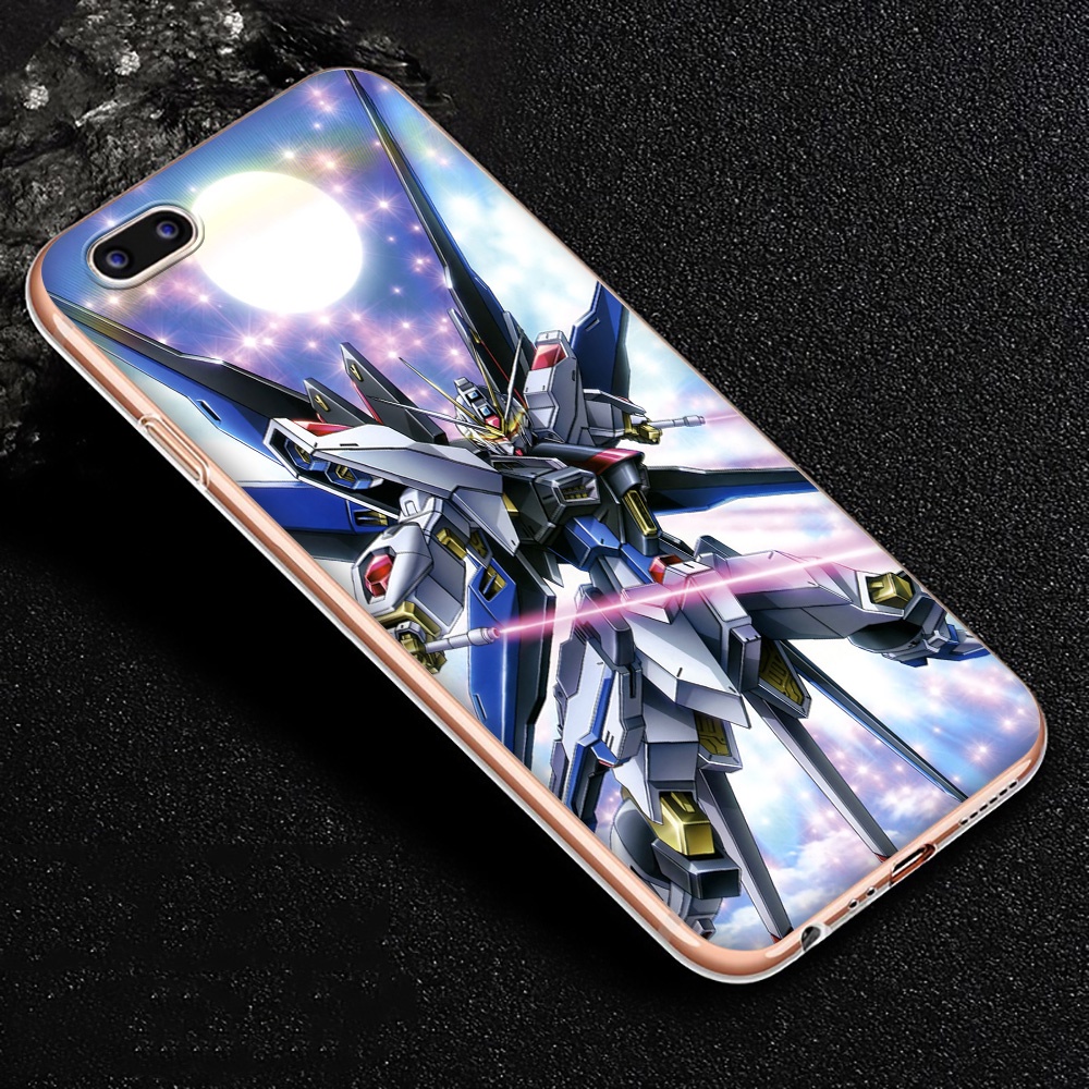 Ốp Điện Thoại Trong Suốt Họa Tiết Hoạt Hình Gundam Cho Vivo Y20 Y30 Y50 Y53 Y55 Y55s Y69 2020 EG28