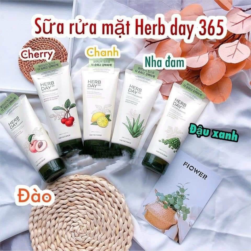 Sữa Rửa Mặt Herb Day 365 Cleansing Foam The Face Shop