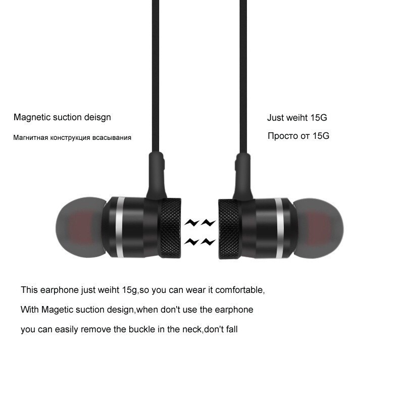 Tai nghe nhét tai kết nối Bluetooth 4.2 không dây âm thanh sống động chất lượng cao - Tai nghe chống ồn