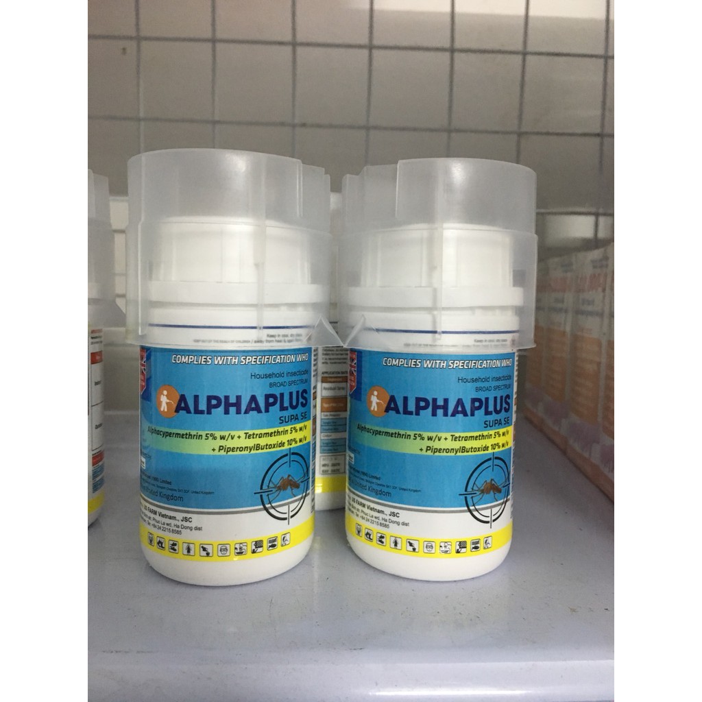 Thuốc phun muỗi không mùi  ALPHAPLUS SUPASE (100ML)