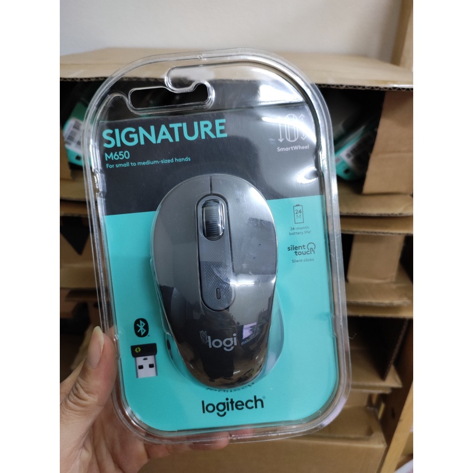 Chuột không dây Logitech M650  Silent Bluetooth / Wireless