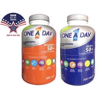 Viên Uống One A Day Women's 50+ Bổ sung Multivitamin và Khoáng chất cho nữ (300 viên)