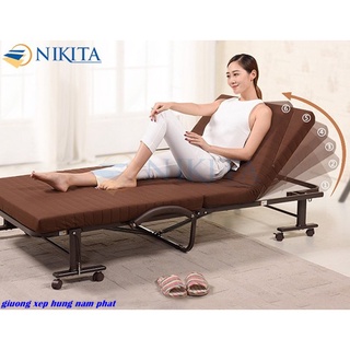 Giường gấp xếp đa năng Hàn Quốc HQ90 Nikita, văn phòng công sở bảo hành 1 năm