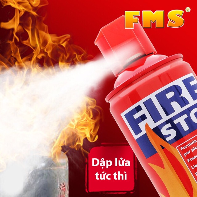 Bình Xịt Chữa Cháy Mini Tiện Dụng FIRE STOP 1000ml