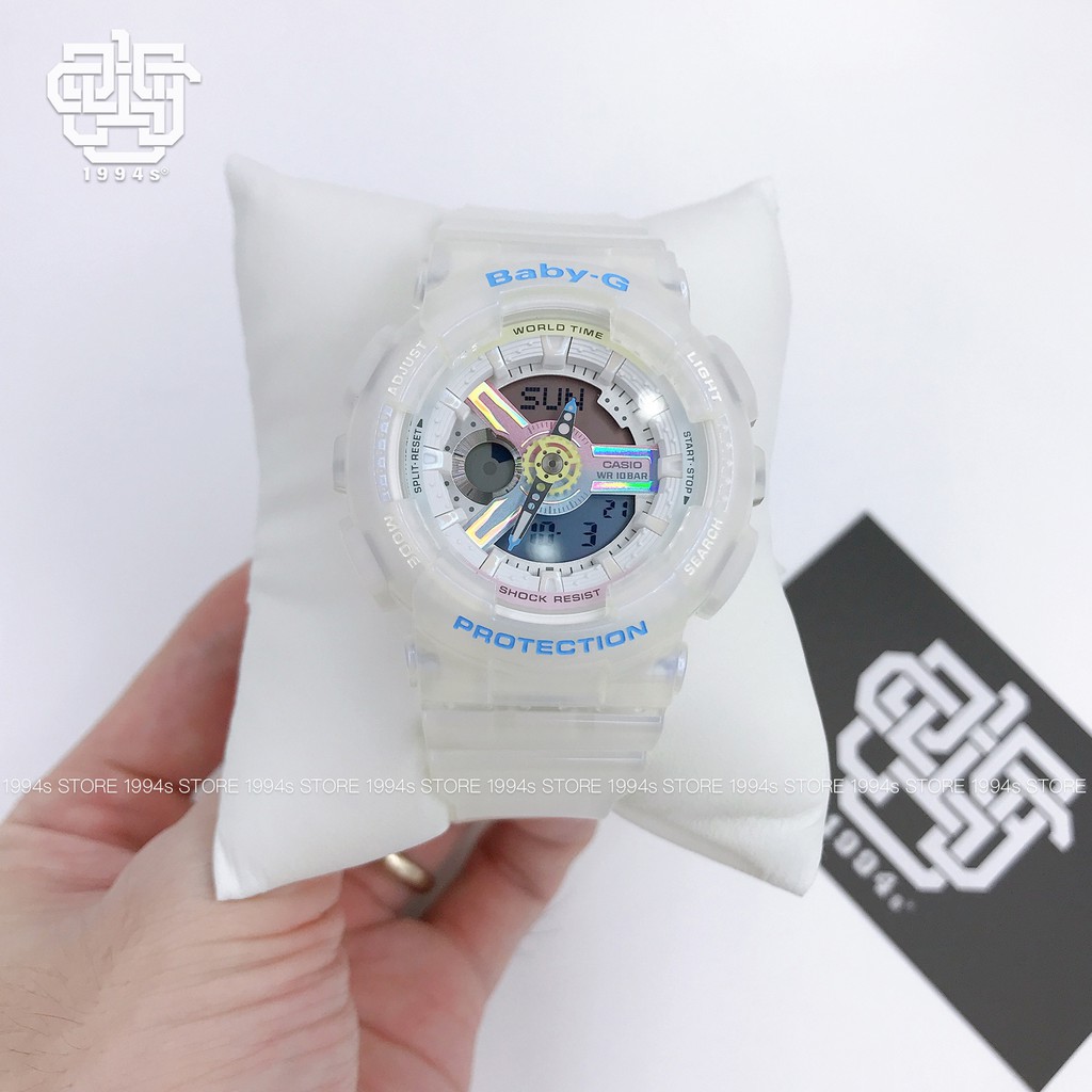 Đồng hồ nữ Casio Baby-G BA-110 / BA-110PL-7A2 chống va đập, chống nước 200m, size 43mm, hàng chính hãng