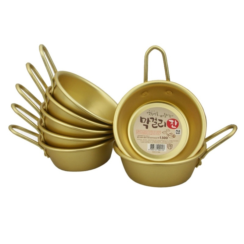 Bát đựng rượu gạo Hàn Quốc bằng nhôm đường kính bên trong 11cm tiện dụng khi nấu ăn YKN