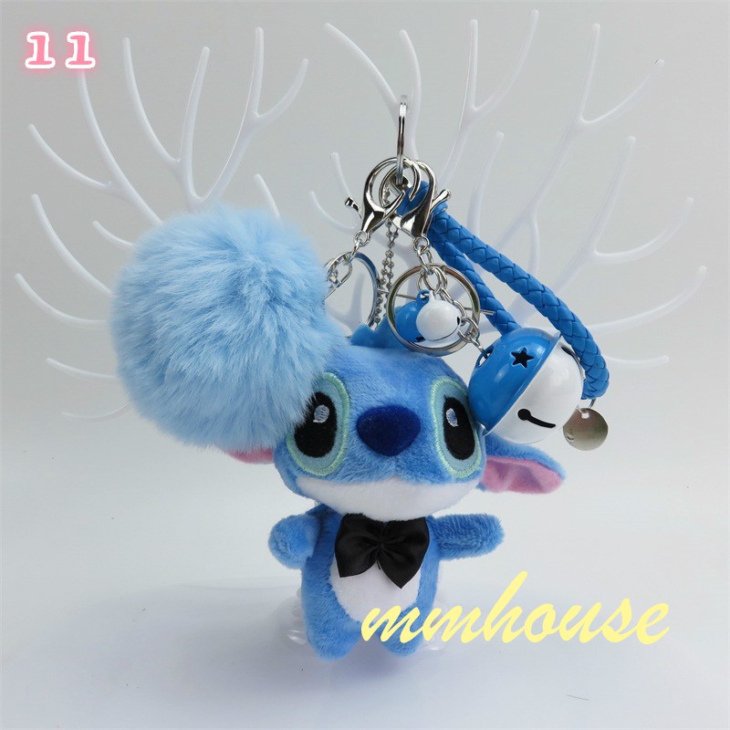 Móc Khóa Hình Stitch Nhồi Bông Đáng Yêu