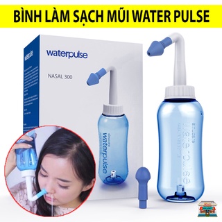 Bình rửa mũi water pulse giúp làm sạch khoang mũi, loại bỏ bụi bẩn, phấn hoa, trị viêm xoang