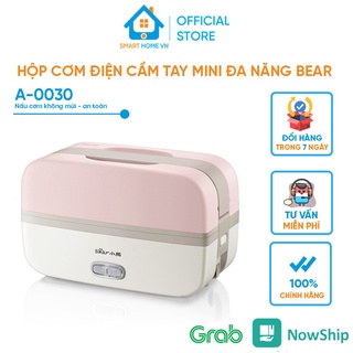 Hộp cơm điện cầm tay mini đa năng bear dfh-b10j2