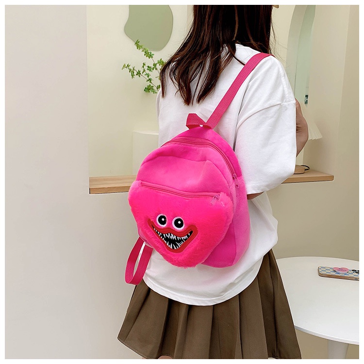 M&amp;b Ba Lô Nhồi Bông Huggy Wuggy Làm Quà Tặng Đi Học/Du Lịch Cho Trẻ Em