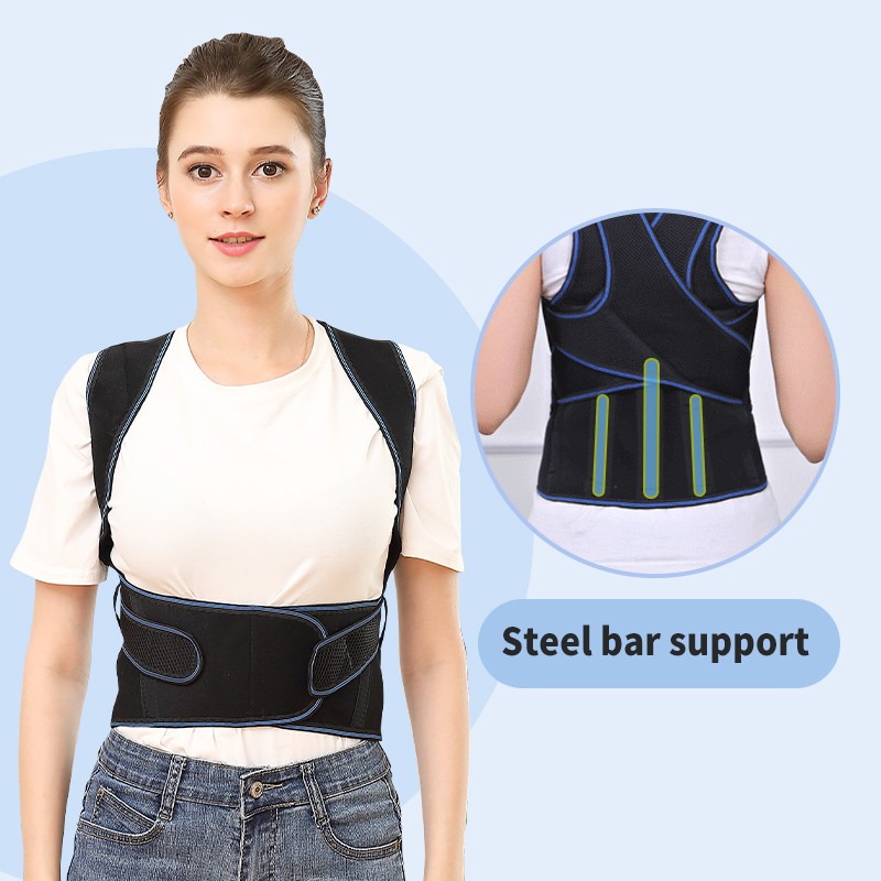 Đai đeo Junlaikang điều chỉnh tư thế lưng vai và cột sống hỗ trợ giảm đau nhức cho nam và nữ
