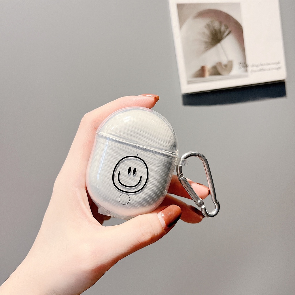 Vỏ Bảo Vệ Hộp Sạc Tai Nghe Không Dây Xiaomi Redmi Airots 3 Pro/Redmi Buds 3 Pro Bằng TPU Trong Suốt In Hoạt Hình Đơn Giản