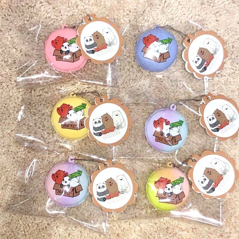 Móc Khóa Hình Bánh Macaron Đáng Yêu