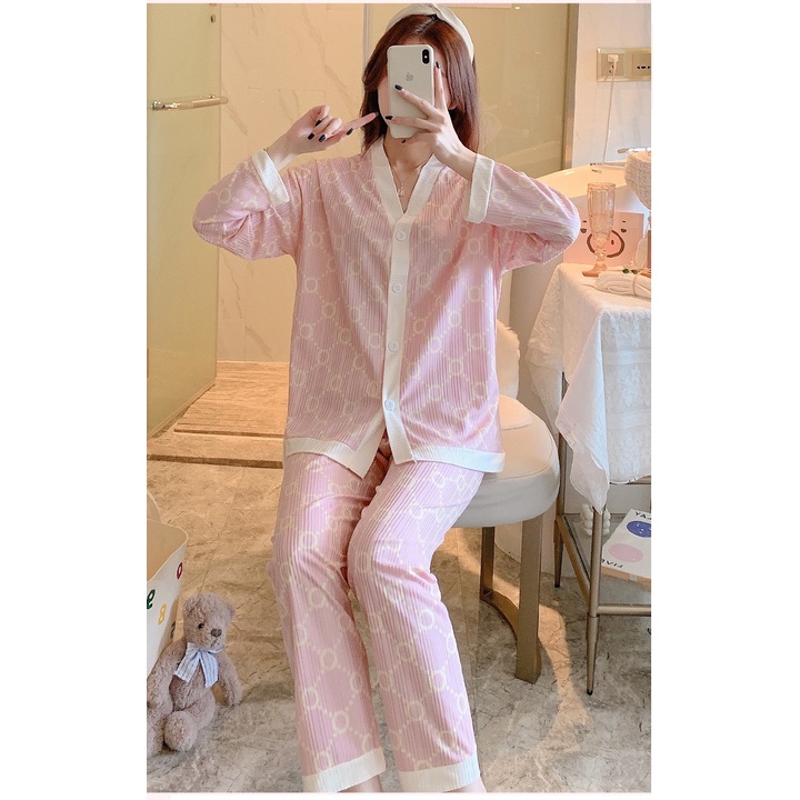 PIJAMA Mặc Nhà Dài Tay SAQ285