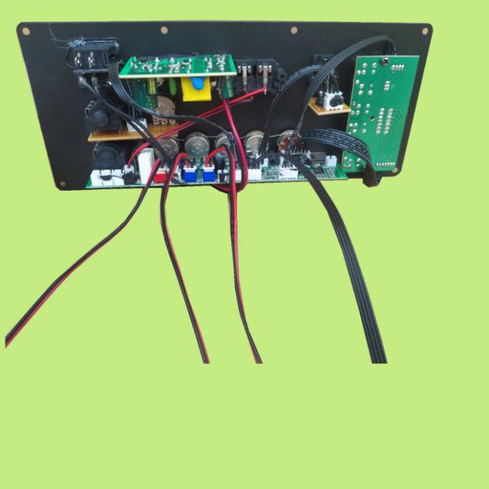Mạch loa kéo 2 kênh riêng biệt 2 IC HY8110B 60W + 60W cam đỏ