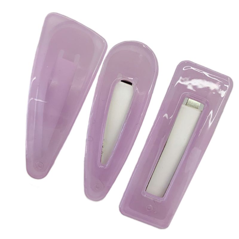 Set 3 Kẹp Tóc Màu Kẹo Ngọt Kiểu Dáng Hình Học Thời Trang Cho Nữ
