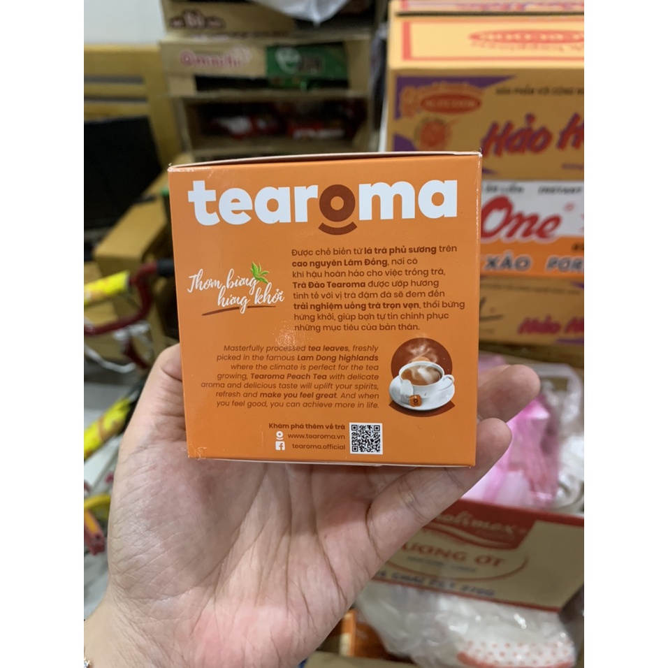 Hộp trà đào Tearoma 20 túi - 40gam