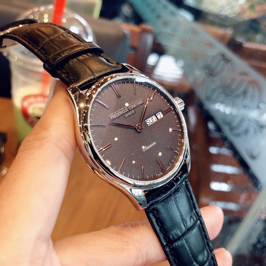 Đồng hồ nam Frederique Constant FC225GT5B6 - Máy Quartz Pin Thụy Sĩ - Kính Sapphire