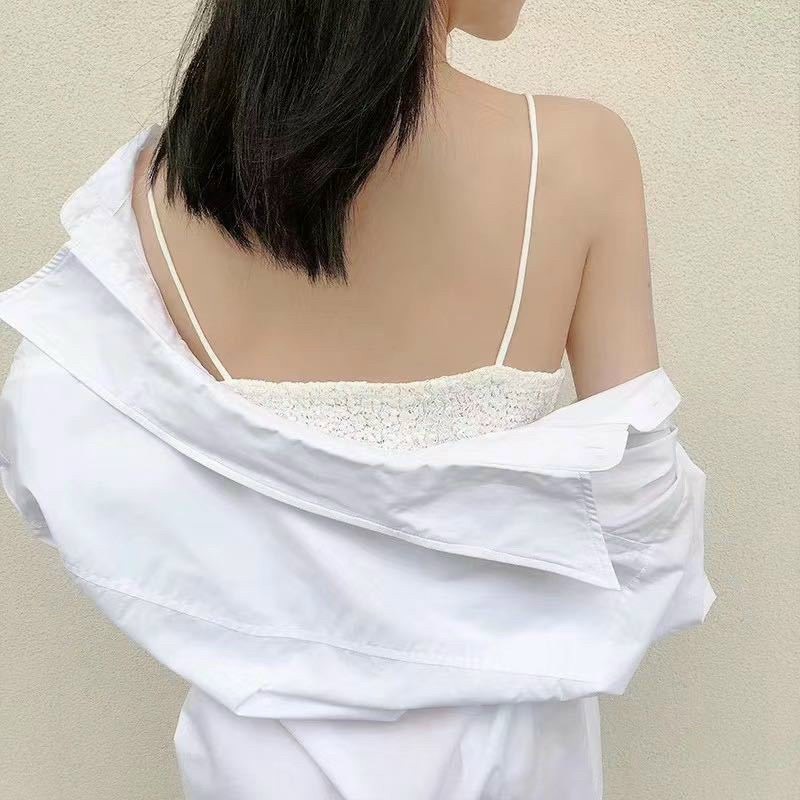 Áo bra hai dây Maika ren hoa có đệm mút lưng chun co dãn siêu sang chảnh | BigBuy360 - bigbuy360.vn