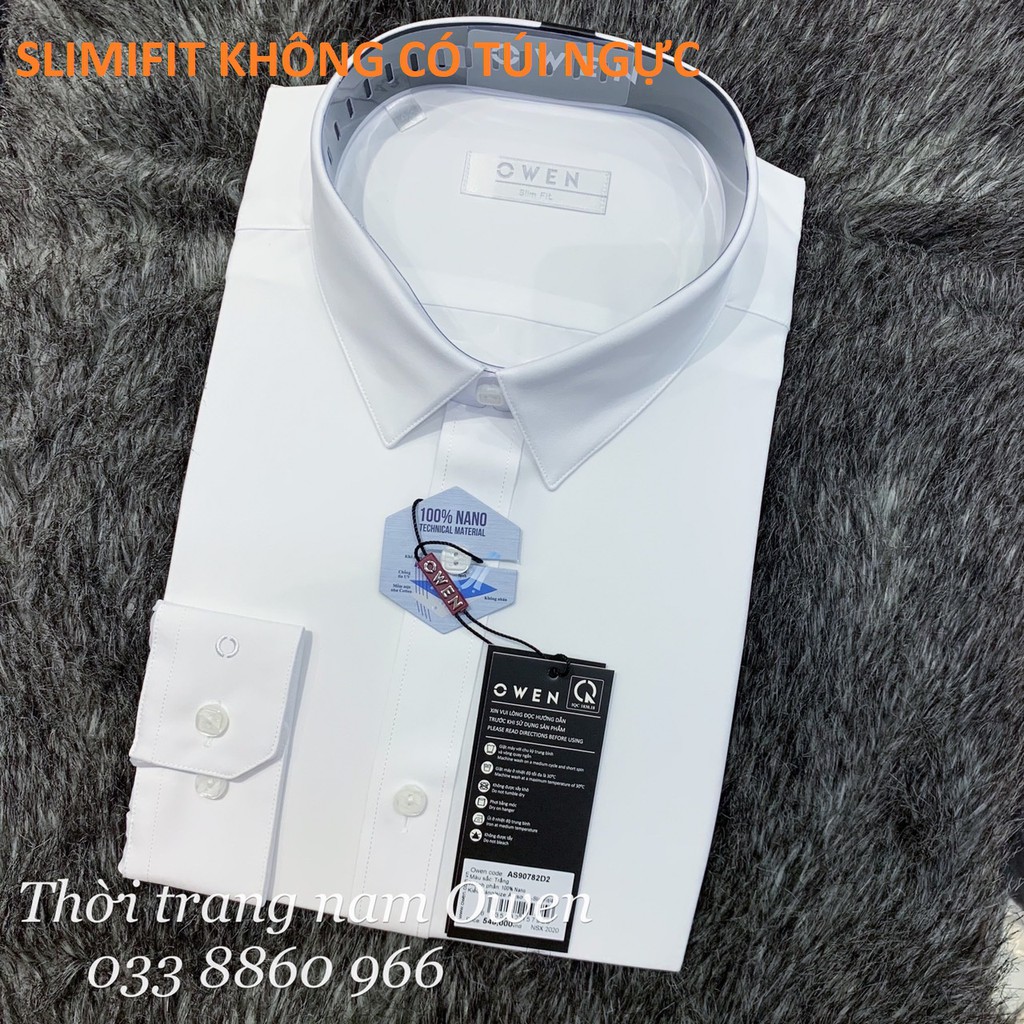 OWEN - Áo sơ mi trắng OWEN chất Nano không nhăn (REGULAR/SLIM) | BigBuy360 - bigbuy360.vn