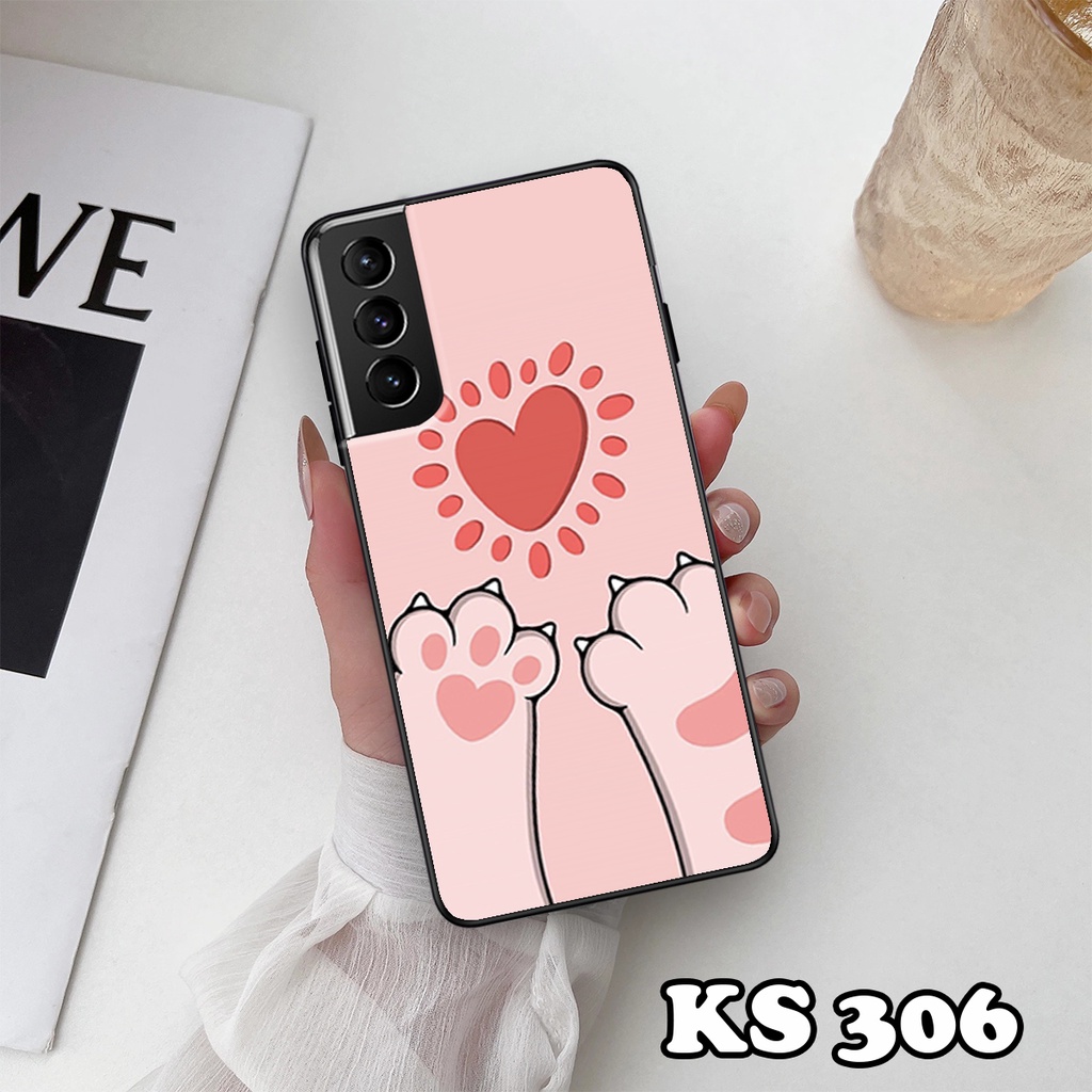 Ốp lưng Samsung S21 - S21 Plus - S21 Ultra - S21 FE - Ốp Samsung in hình LoveCat - Chất liệu TPU siêu bền