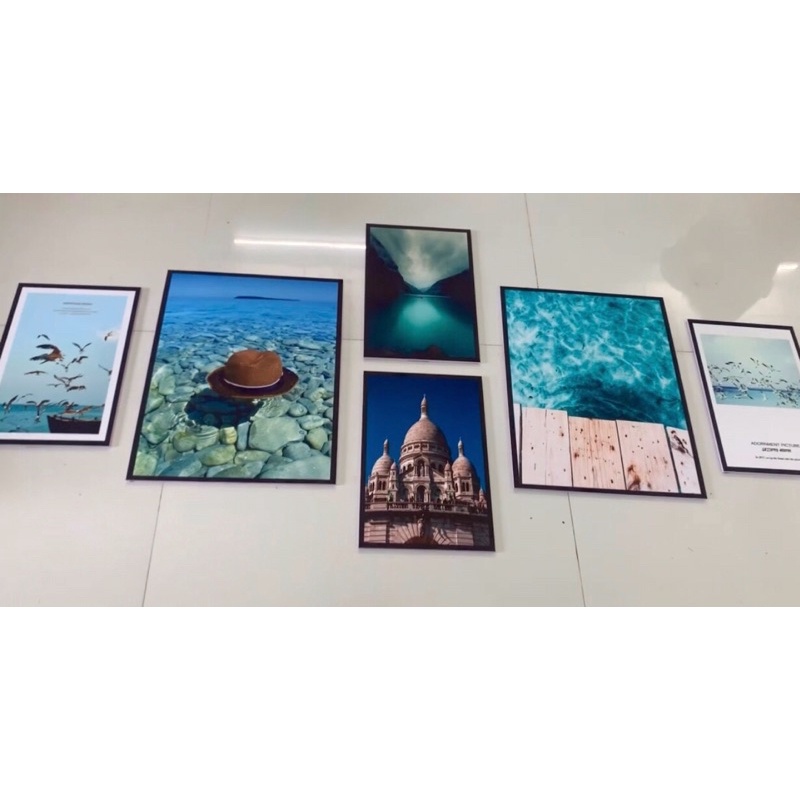 Bộ 6 Tranh Fomex Treo Tường - Dán Tường - GIÁ SIÊU RẺ - tranhdecor - tranhtrangtri - Chuối Decor