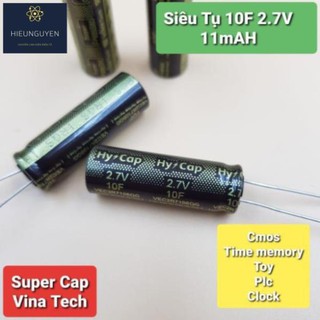 Sỉ lẻ [Xả Kho] Siêu Tụ 2.7V 10F 11mAh 10F 2.7V