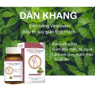 Viên uống hỗ trợ điều trị và phòng ngừa suy giãn tĩnh mạch VASCOVEIN