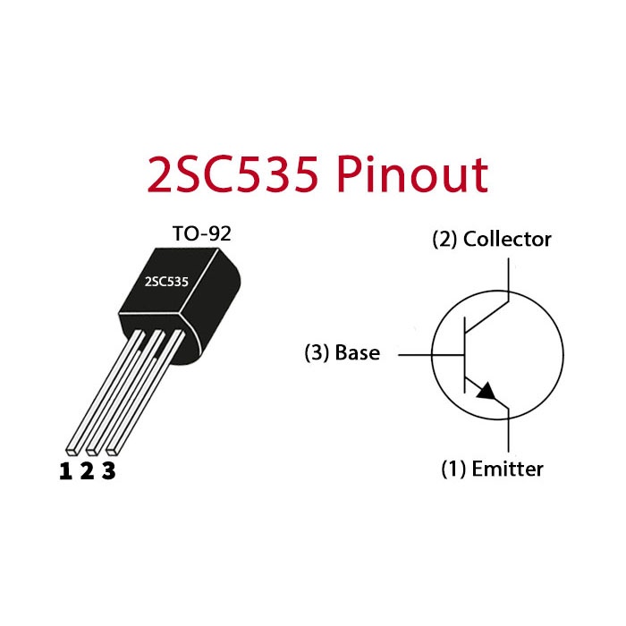 Transistor 2SC535  / BJT 2SC535 / NPN / Linh Kiện Điện Tử