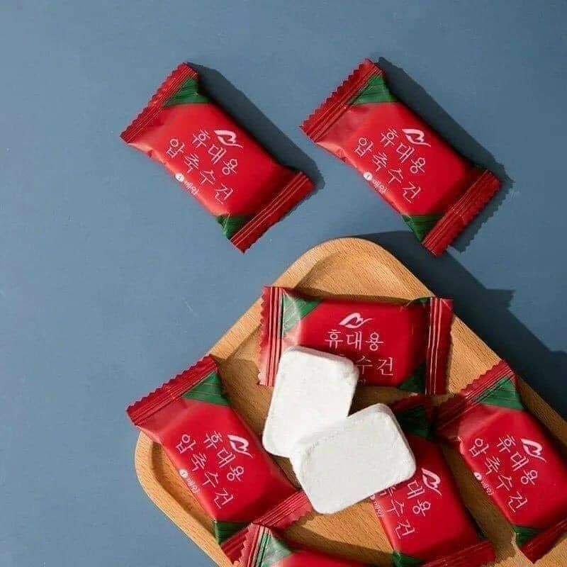 KHĂN NÉN GÓI ĐỎ