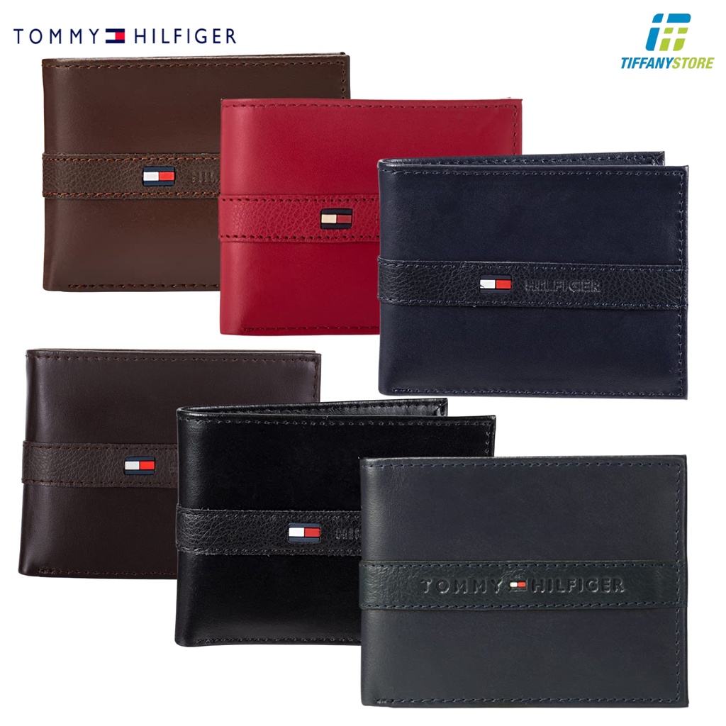 Ví nam Tommy Hilfiger Men's Leather Wallet - Slim Bifold 5673