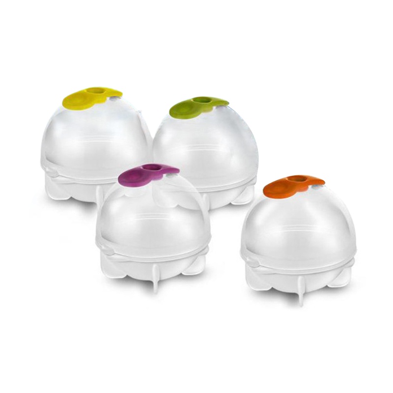 Set 4 Khuôn Làm Đá Hình Cầu Cho Rượu Whiskey