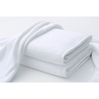 (Cao cấp) Khăn Tắm, Khăn Quấn Người Cotton 70x140cm 550gr (Khăn màu trắng)