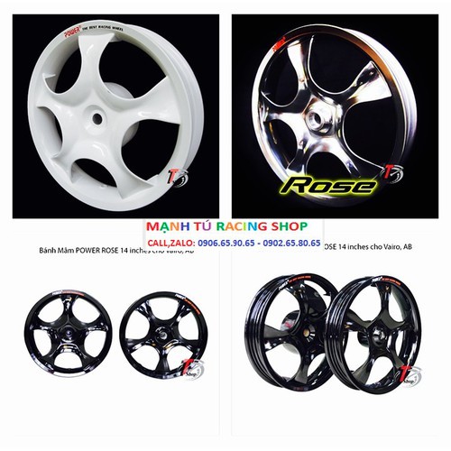 Mâm POWER EVO 14inch gắn VARIO,CLICK,AB,VISION,NVX150