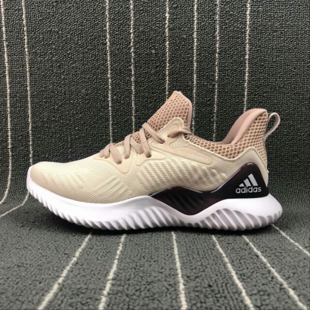 (HOT SALE) Giày thể thao ALPHABOUNCE BEYOND 2018 màu nâu hồng đế trắng