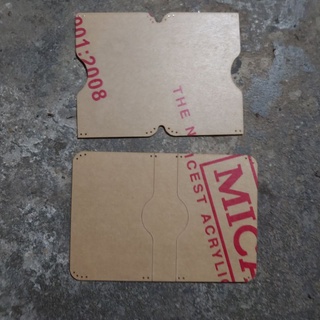 Mẫu rập ví đựng thẻ pattern, leather tool đồ da thủ công