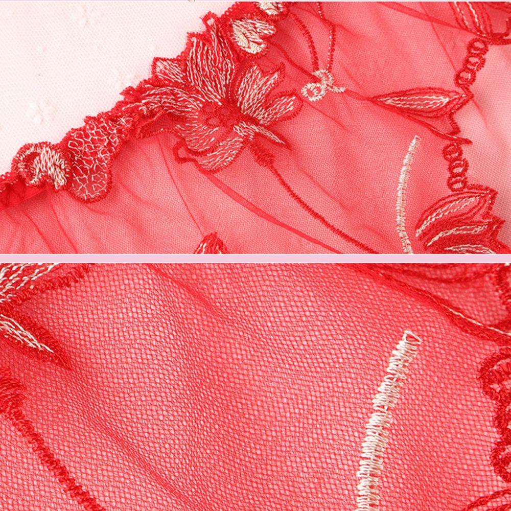 OCEANMAP Quần Lót Lưới Lưng Thấp Không Đường May Quyến Rũ Cho Nữ