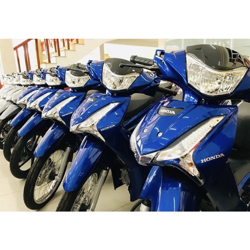 Màu Sơn Xanh Dương Xe Fur125i - Wave125i Nhập Thái MotokieuMaiThànhĐạt