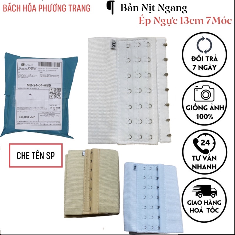 Áo Nịt Ngực Tomboy - BẢN NỊT NGANG 13cm KHÔNG VIỀN