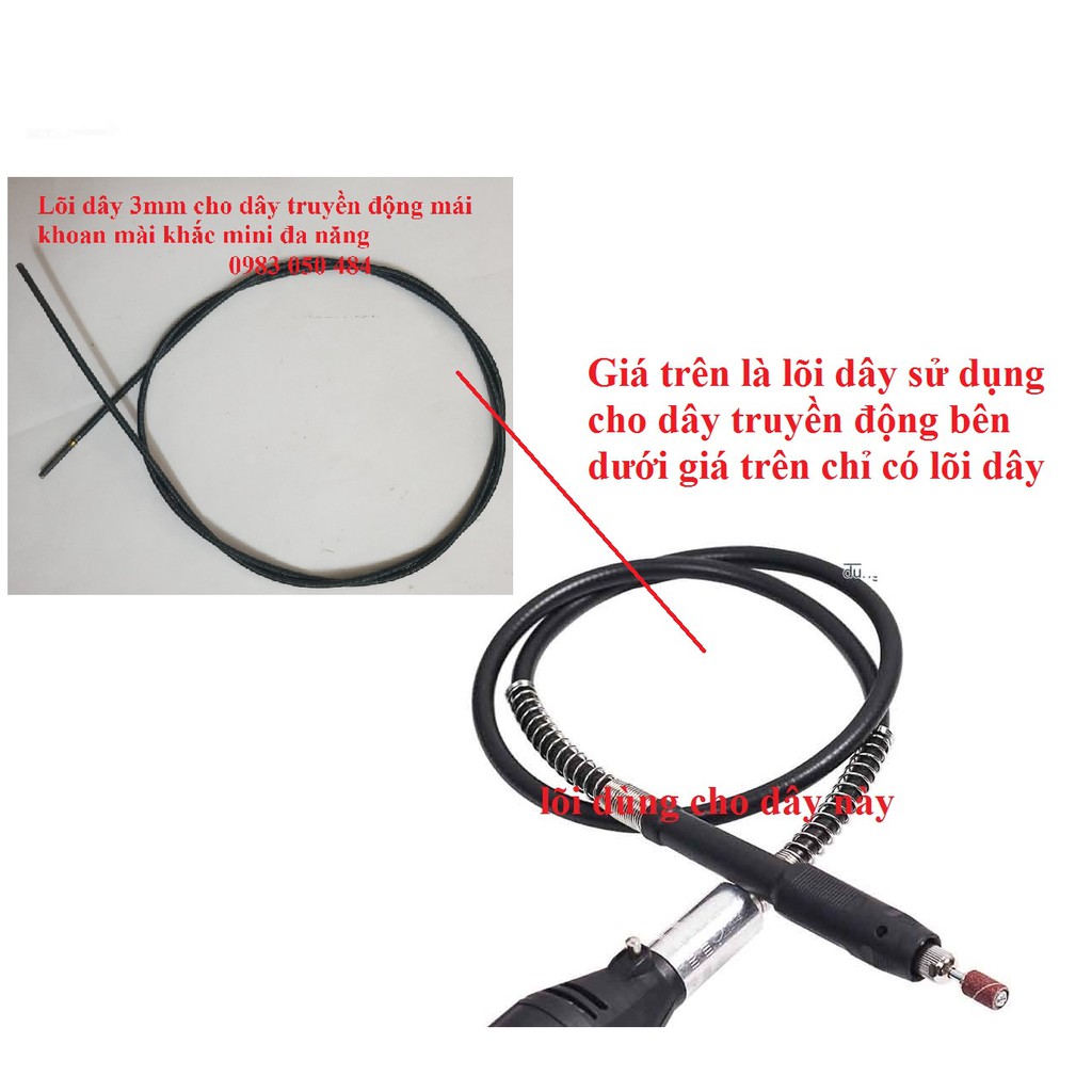 lõi dây chuyển động máy khoan mài khắc mini - ruột dây truyền động