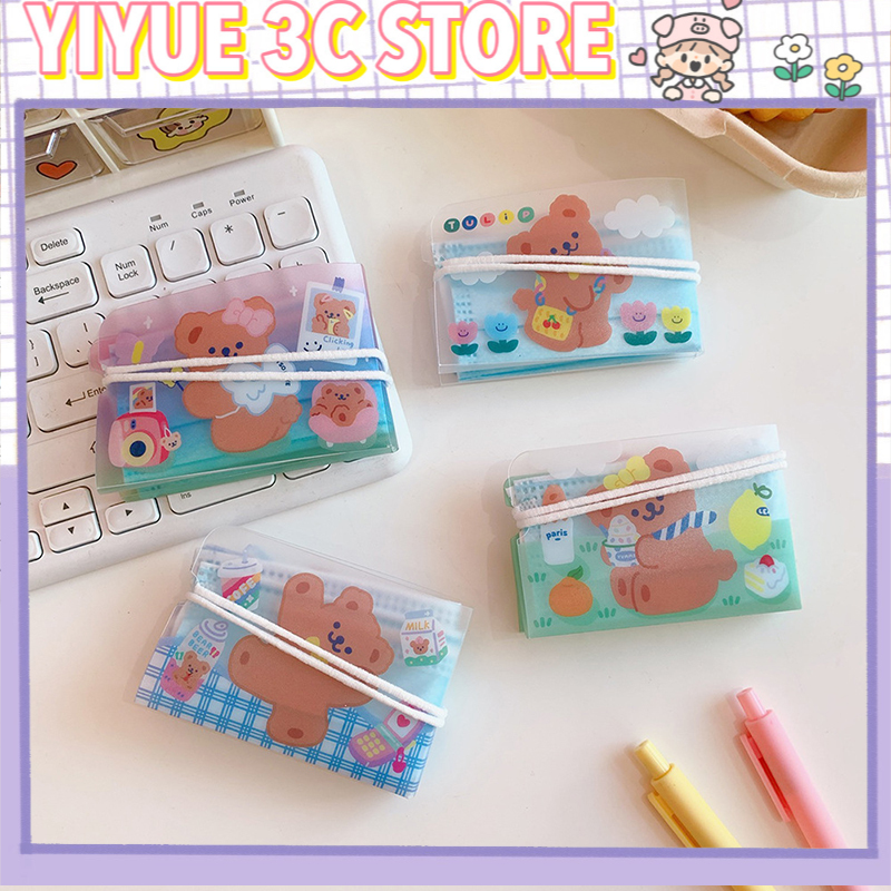 (Hàng Mới Về) Kẹp Cố Định Khẩu Trang Gấp Gọn Tiện Dụng Cho Học Sinh