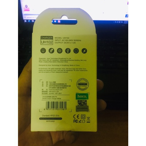 [ xả kho ] C96   CỦ SẠC HOCO CHÍNH HÃNG  UH102 - CỦ SẠC CAO CẤP HỖ TRỢ SẠC NHANH
