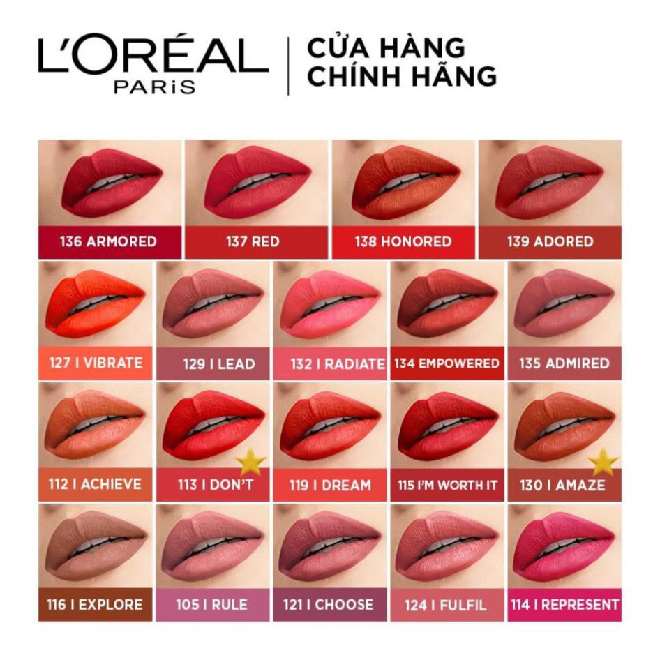 Son mịn lì cao cấp L'Oréal Paris Rouge Signature 7ml | BigBuy360 - bigbuy360.vn