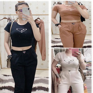Sét áo crt cộc tay/Set bộ borip chất cotton loại 1 thương hiệu ZARA