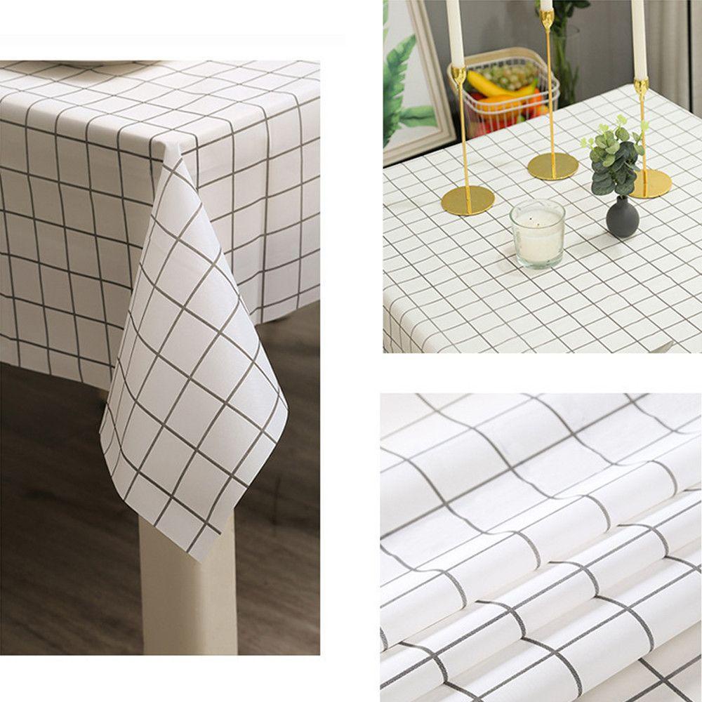 SUYO Khăn Trải Bàn Chống Thấm Nước, Chống Thấm Dầu, Kích Thước 137X90Cm
