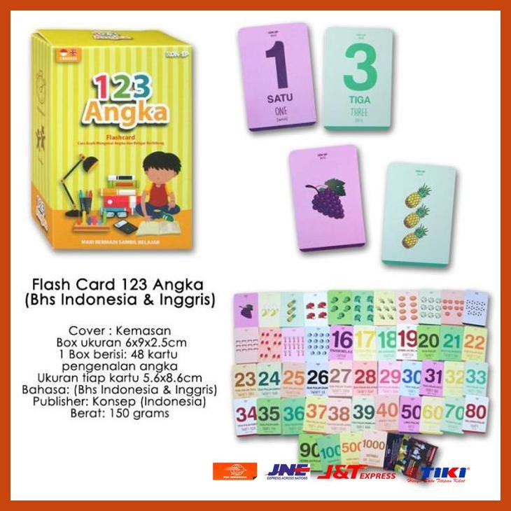 Thẻ Nhớ 123 Bhs Indonesian Và Số Tiếng Anh