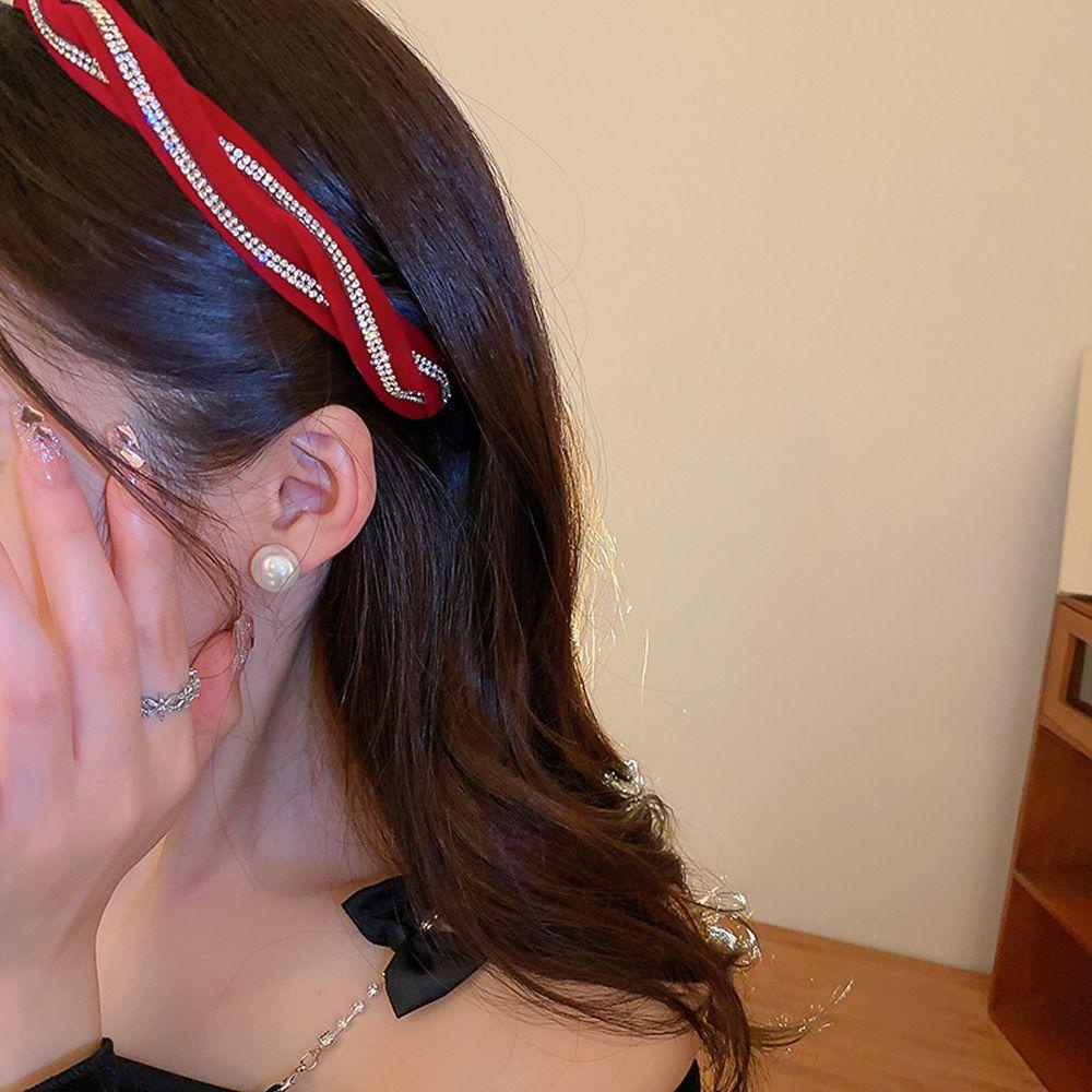 MOCHO Cài Tóc Nhung Bện Thanh Lịch Cho Nữ