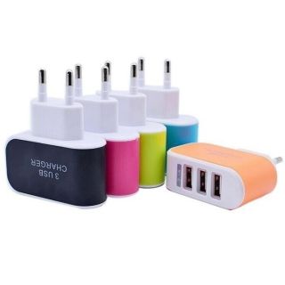 Củ sạc đa năng 3 cổng usb 3.1A