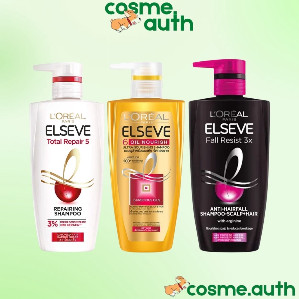 Dầu Gội Loreal Paris - L'Oréal Paris Elseve Total Repair 5 / Extraordinary Oil / Fall Resist 3X Shampoo